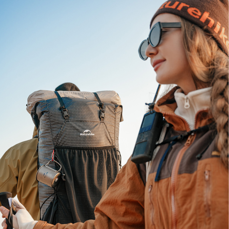 Naturehike Rock 2.0 45l (L) - ultralehký trekový batoh 1254g - šedý
